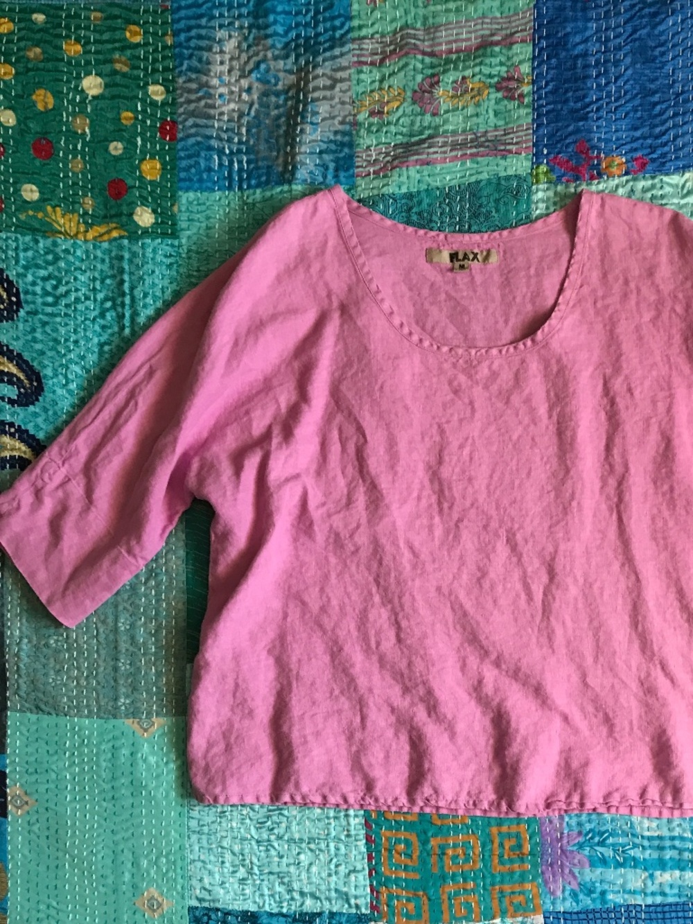 FLAX 100% linen top M